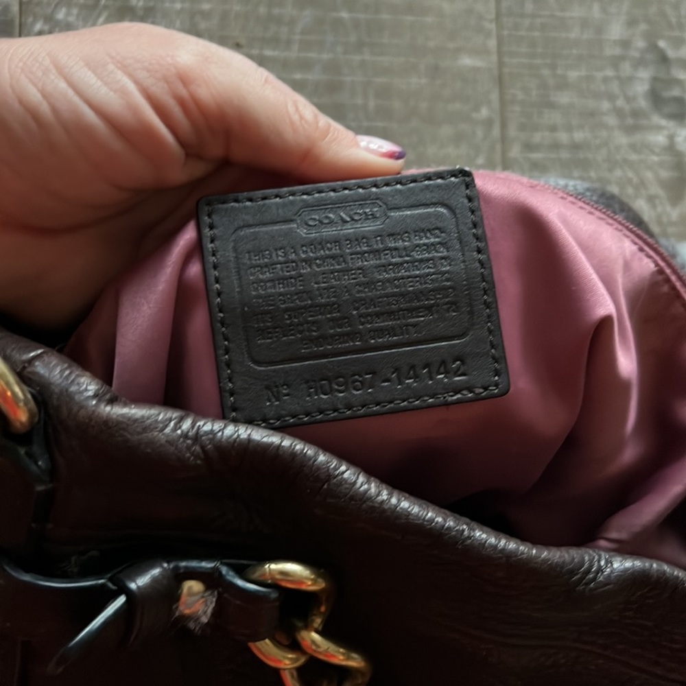Leather COACH Bag Excellent condition - Picture 3 of 5